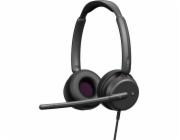 EPOS IMPACT 460T Sluchátka s mikrofonem Kabel Přes hlavu Hovory/hudba USB typu C Černá