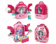 3v1 Mazlíček v růžovém batohu PES