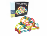 Svítící magnetická stavebnice 52 ks