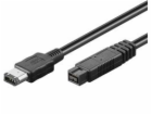 PremiumCord FireWire 800 kabel,1,8m,  9pin-6pin