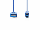 NEDIS kabel USB 3.2/ zástrčka USB-A - zástrčka USB-B/ k t...