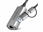 AXAGON ADE-TXCA, USB-C + USB-A 3.2 Gen 1 - Gigabit Ethern...