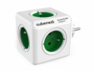 Cubenest Powercube Original,  5× zásuvka, bílá/zelená, dě...