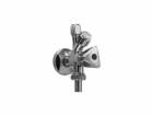 Rohový ventil 1/2", s 3/8 chromovou maticí