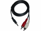 Logo Audio kabel Jack (3.5mm) samec - 2x