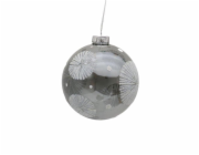 Christmas Touch Hračky na vánoční stromeček EBG340250, stříbrná, 8 cm
