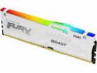 KINGSTON DIMM DDR5 16GB 6000MT/s CL36 FURY Beast RGB Bílá...