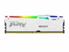KINGSTON DIMM DDR5 16GB 6000MT/s CL36 FURY Beast RGB Bílá...