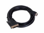 Kabel HDMI-DVI 3M (pozlacené konce)