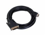 Kabel HDMI-DVI 3M (pozlacené konce)