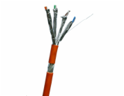 DATACOM S/FTP drát CAT7  LSOH  100m oranžový