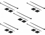 Montážní základna 25 x 25 mm se stahovací páskou L 300 x Š 4,8 mm