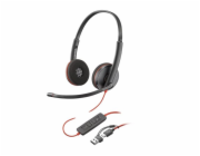 Poly Blackwire 3220 náhlavní souprava, USB-C/A adaptér, stereo (bulk)