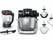 Bosch MUMS6ZS17 Küchenmaschine (schwarz/edelstahl, 1.600 Watt, Serie 6, integrierte Waage, Timer)