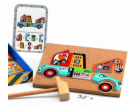 Sada na výrobu dřevěných figurek Djeco Vehicles DJ06641