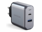 Satechi 30W Dual Port Wall Charger space gray