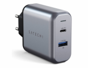 Satechi 30W Dual Port Wall Charger space gray