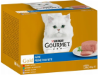 PURINA GOURMET GOLD Mousse Mix 4 příchutě Box - mokré krm...