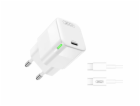 Nástěnná nabíječka XO CE06, 30W, USB-C, s kabelem UBS-C