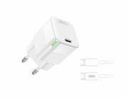 Nástěnná nabíječka XO CE06, 30W, USB-C, s kabelem UBS-C