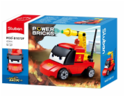 Sluban Power Bricks M38-B1072F Natahovací autíčko s očima Hasiči