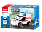Sluban Power Bricks M38-B1072H Natahovací autíčko s očima...