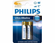 1x2 Philips Ultra Alkaline AA Batterie