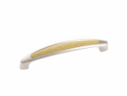 Rukojeť Domoletti 2057/128, 14 cm, buk/nikl, 1 ks.