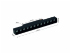 Lampa modulovaná magnetická, 12 W, LED, 3000 - 6000 °K