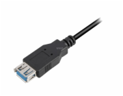 Sharkoon Prodlužovací kabel USB 3.2 Gen 1, USB-A samec > USB-A samice (černý, 2 metry)