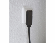 Brennenstuhl Prodlužovací kabel , 1x úhlová plochá zástrčka (černá, 5 metrů)
