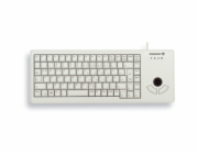 Cherry Klávesnice XS Trackball G84-5400 (šedá, rozložení pro německé klávesnici)
