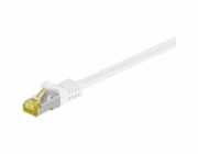Goobay Patch kabel RJ-45 SFTP s Cat 7 (bílý, 25 cm, 500 MHz)