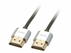 Lindy CROMO Slim High Speed HDMI kabel s Ethernetem (čern...