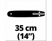 Einhell Náhradní lišta pily 4500151, pro benzínové motorové pily (35 cm, 1,3 mm)