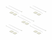 Montážní základna DeLOCK 30 x 30 mm s kabelovou páskou d 200 x š 4,8 mm