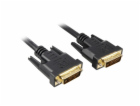 Sharkoon Kabel DVI-D > DVI-D (černý, 2 metry, duální link...