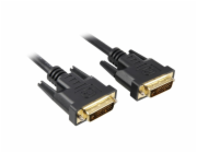 Sharkoon Kabel DVI-D > DVI-D (černý, 2 metry, duální link, 24+1)