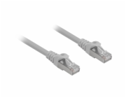 Sharkoon patch kabel RJ45 Cat.6a SFTP (šedý, 15 metrů, LSOH (bez halogenů))