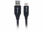 Sharkoon Kabel USB 3.2 Gen 2, USB-A zástrčka > USB-C zást...