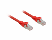 Sharkoon Patch kabel RJ45 Cat.6a SFTP (červený, 1,5 metru, LSOH (bez halogenů))