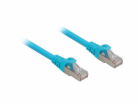Sharkoon patch kabel RJ45 Cat.6a SFTP (modrý, 50 cm, LSOH...