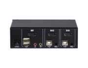 Inter-Tech KVM přepínač AS-21HA HDMI