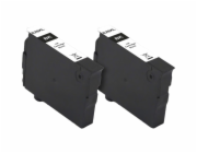 Peach Dvojbalení inkoustů Ink, černá, PI200-409 (kompatibilní s Epson 29XL, T2991)