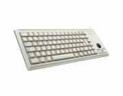 Cherry Slim Line G84-4400 (béžová, DE layout, mechanická Cherry, integrovaný trackball)