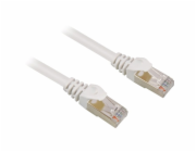 Sharkoon patch kabel RJ45 zástrčka > RJ45 zástrčka CAT.6 S/FTP (bílý, 1,5 metru)