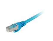 Sharkoon Propojovací kabel RJ45 zástrčka > RJ45 zástrčka CAT.6 S/FTP (modrý, 1,5 metru)
