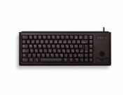 Cherry Slim Line G84-4400 (černá, německé rozložení, mechanická Cherry, integrovaný trackball)