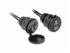 DeLOCK USB prodlužovací kabel, USB A + 3,5 mm jack konekt...
