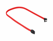 Sharkoon Sata III kabel 90° objímka (červená, 45 cm)